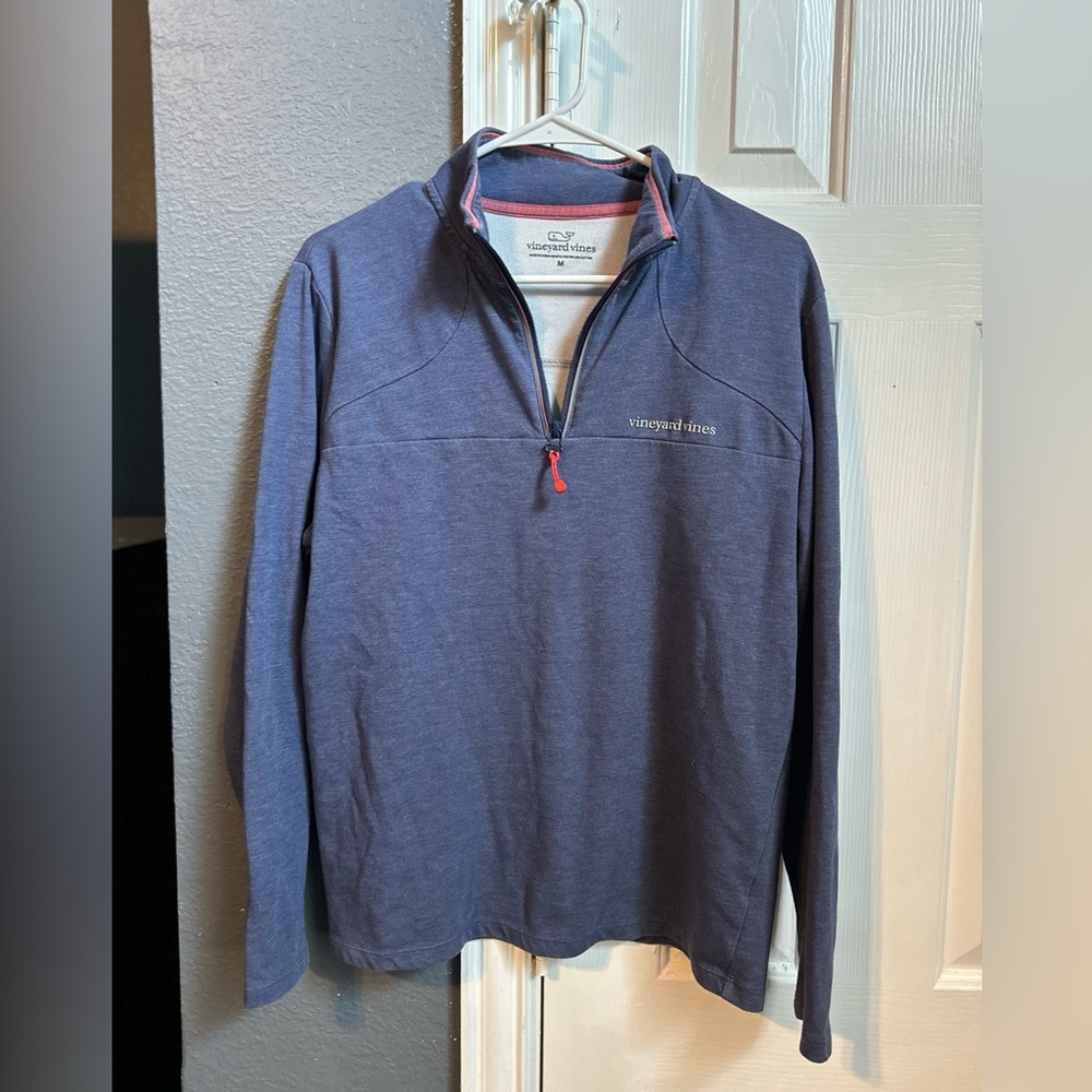 Vineyard Vines Men’s Quarter-Zip Performance Jacket in Navy